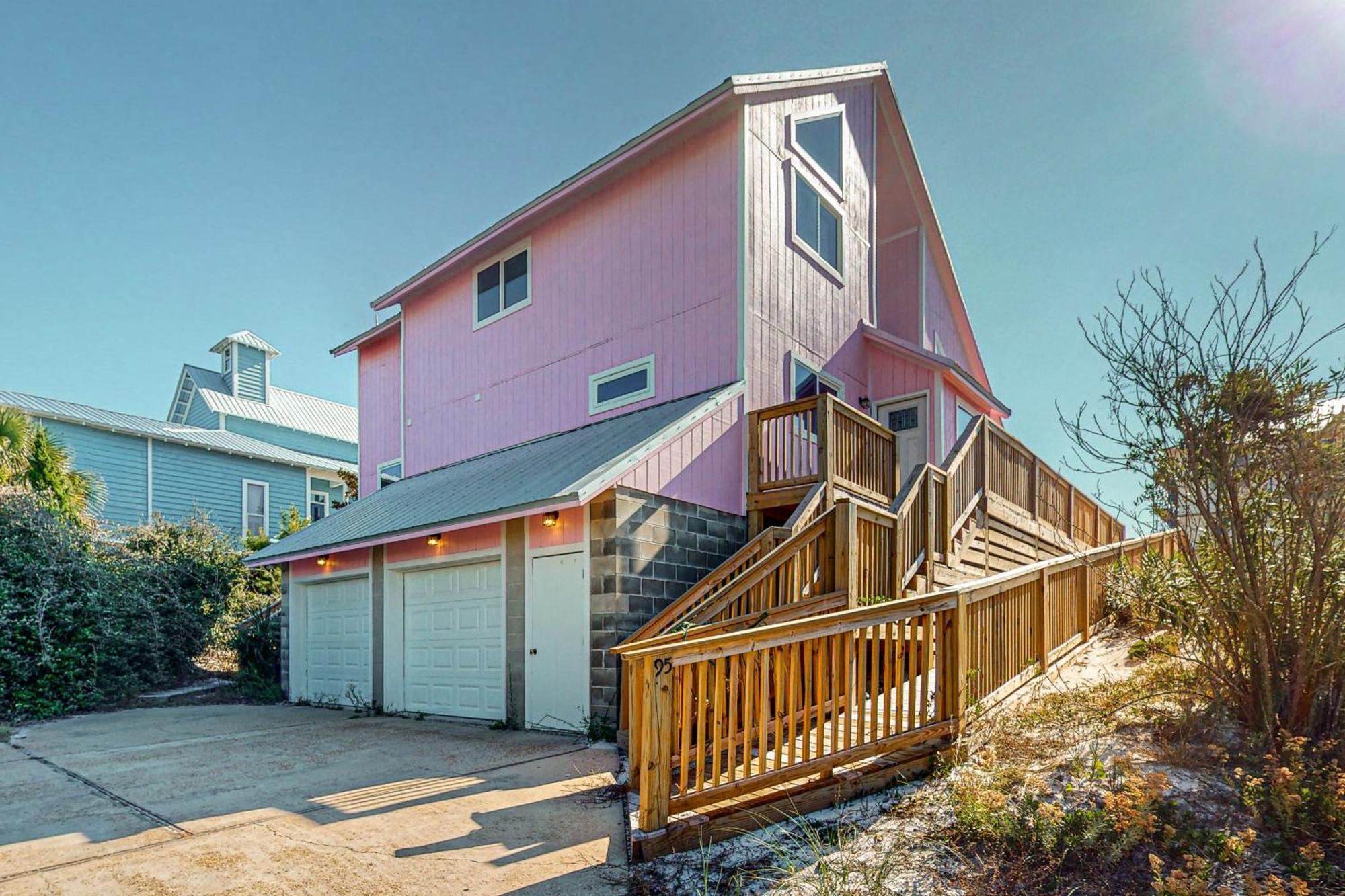 Grayton Beach "Inn The Pink" 95 High Dune Drive Santa Rosa Beach Exterior photo